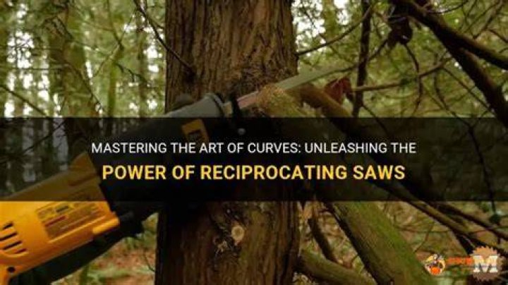 Can a reciprocating saw cut curves