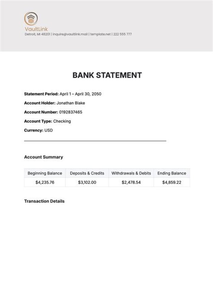 Can I edit my own bank statement