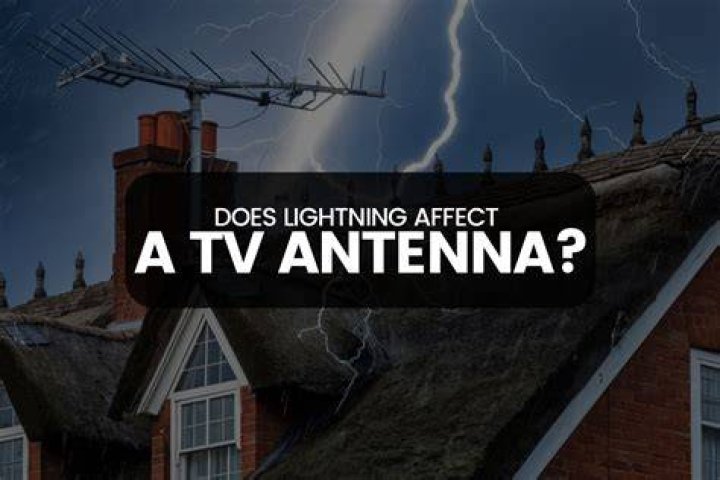 Can lightning damage your TV