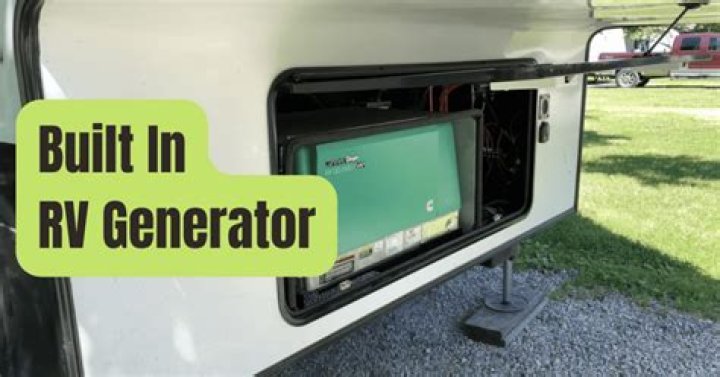 Does an RV generator have its own battery?