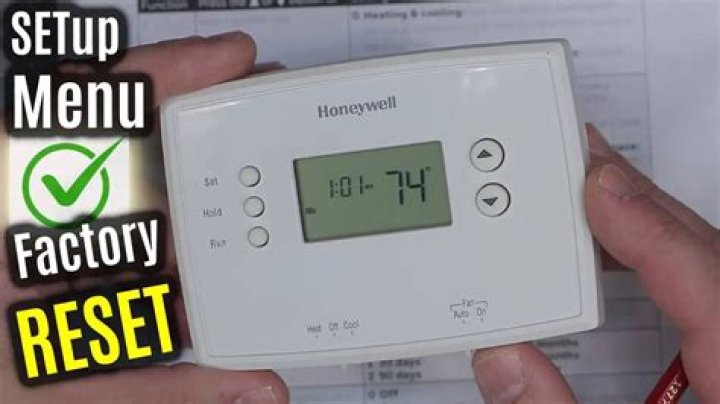 How do I get my thermostat back to normal?