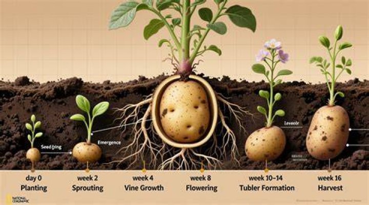 How do potatoes grow hair?