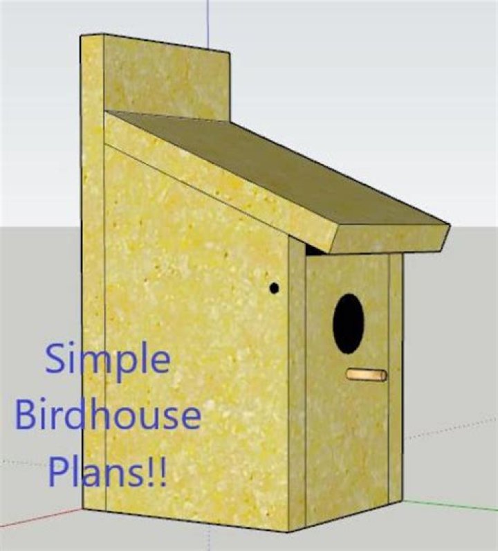 How do you make a goldfinch birdhouse