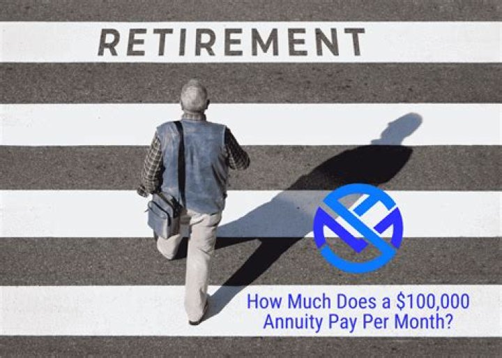 How much does a 100000 annuity pay per month