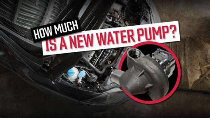 How much does it cost to replace an engine water pump?