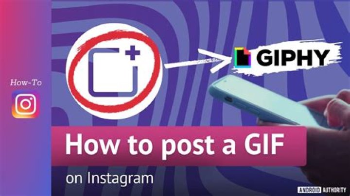 how to post a gif on instagram