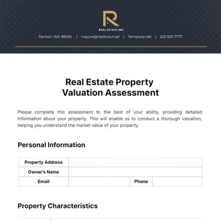 Property value assessment - How To Discuss