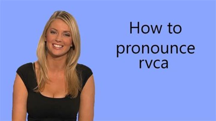 Rvca Pronunciation - How To Discuss