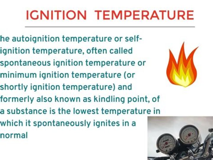 Spontaneous ignition temperature - How To Discuss