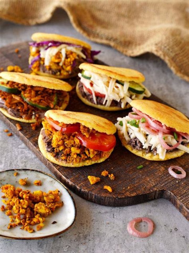 What are arepas made of?
