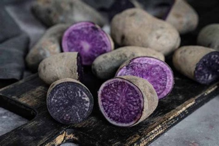 What are purple potatoes called?