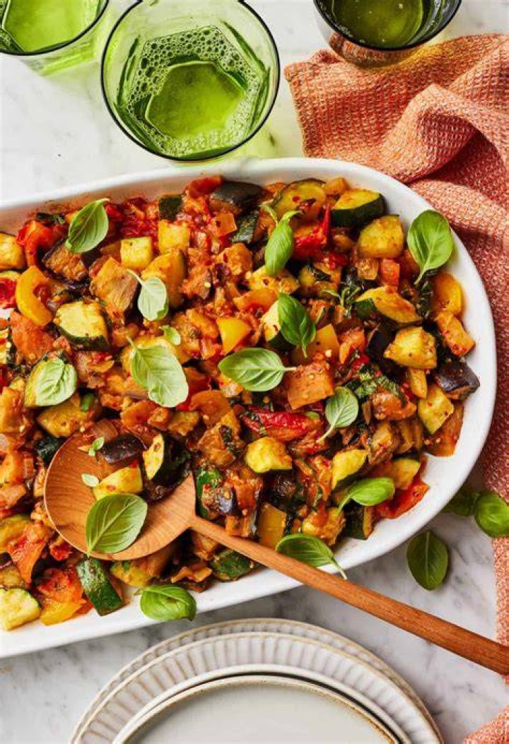 What cooking method is used for ratatouille?