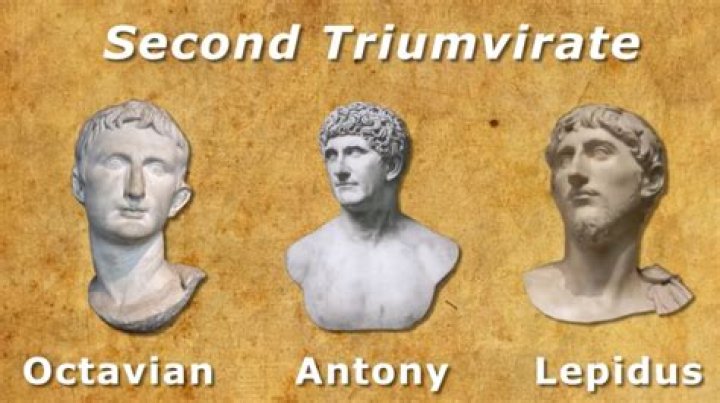 What did the second triumvirate lead to
