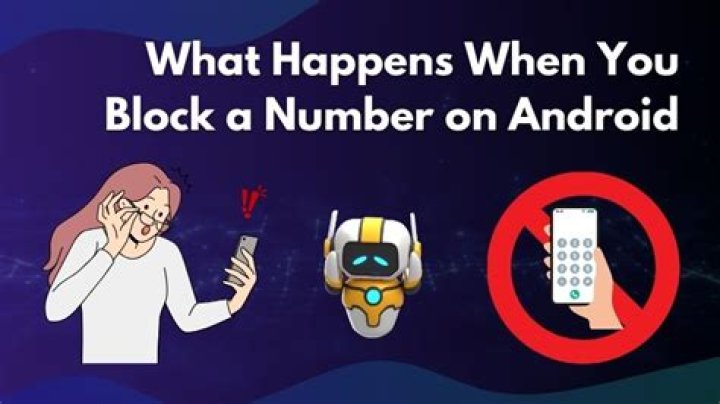 What happens when you block a number on android