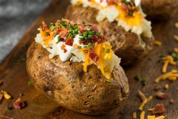 What is a fully loaded baked potato?