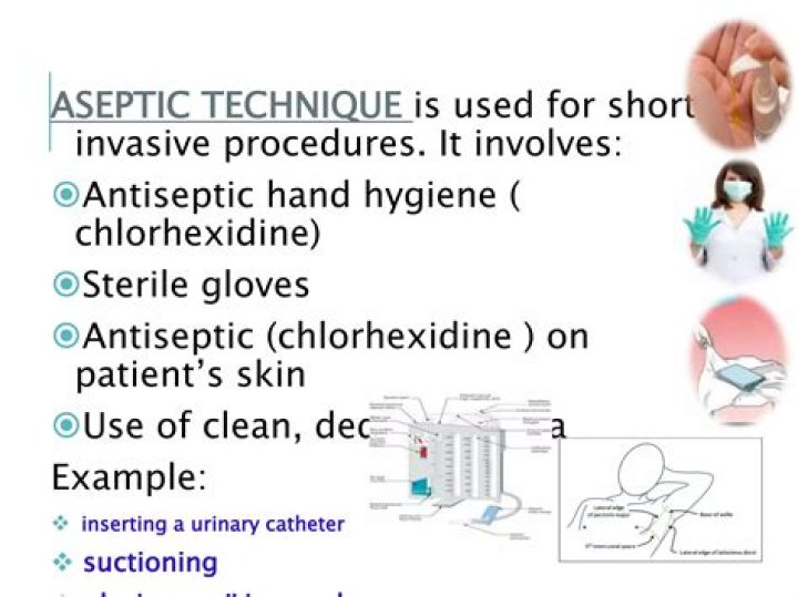What is the standard aseptic technique