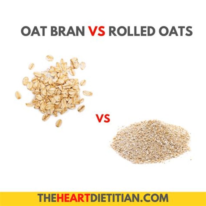 Whats the difference between oat bran and rolled oats