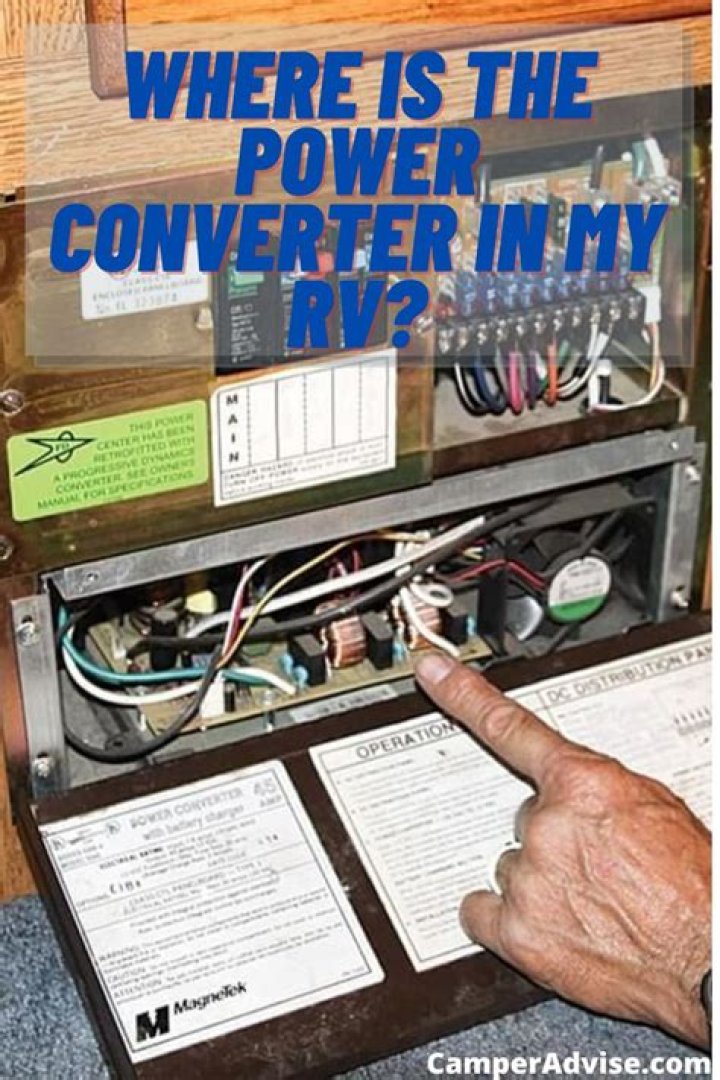 Where is the power converter located?