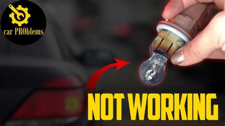 Why are my rear lights not working?
