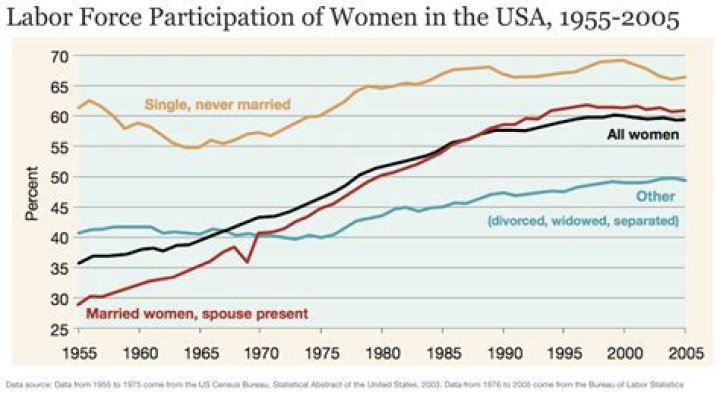 Why has womens Labour force participation increased